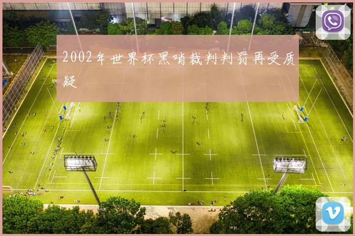 2002年世界杯黑哨裁判判罚再受质疑